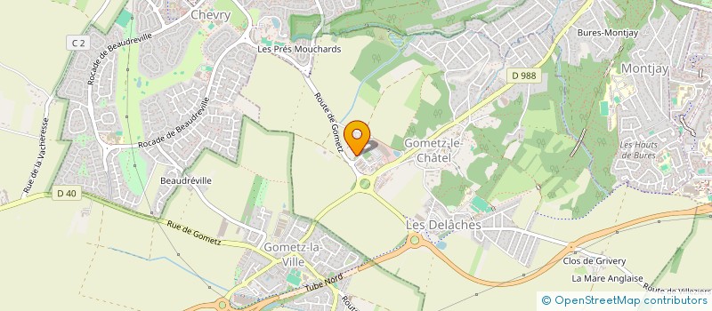localisation de l'entreprise FLORE BOREALE à GOMETZ-LE-CHATEL