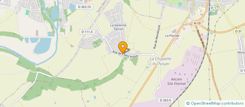 localisation de l'entreprise FLORE CONSTRUCT COMPANY à LA CHAPELLE-DU-NOYER