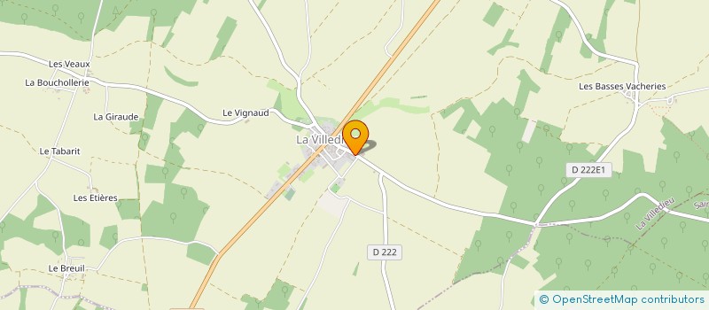 localisation de l'entreprise FLORE DE SAINTONGE à LA VILLEDIEU