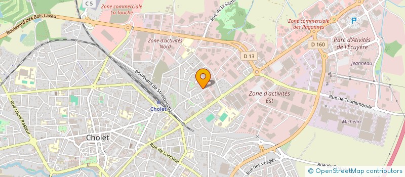 localisation de l'entreprise FLORE DES MAUGES à CHOLET