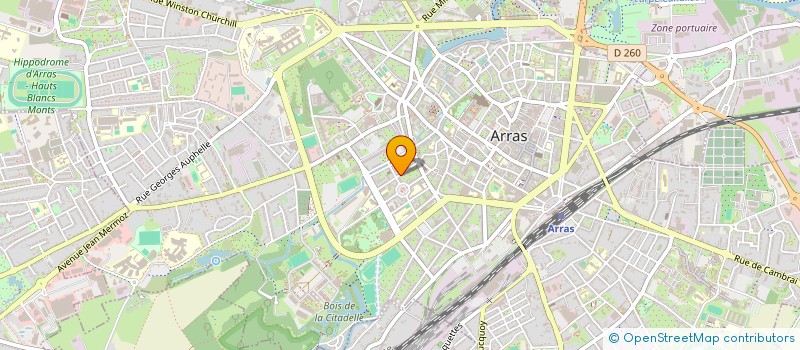 localisation de l'entreprise FLORE DEVELOPPEMENT à ARRAS