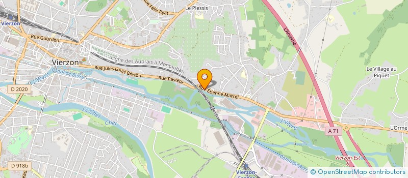 localisation de l'entreprise FLORE DU BERRY  VIERZON