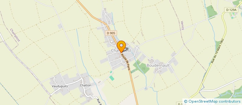 localisation de l'entreprise FLORE EN OTHE  CHAMPLOST