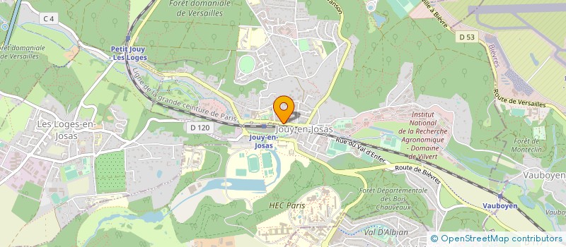 localisation de l'entreprise FLORE ET COMPAGNIE  JOUY-EN-JOSAS