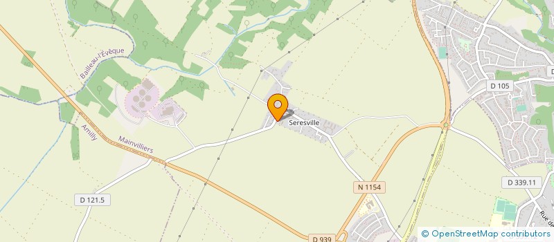 localisation de l'entreprise FLORE ET MATERIAUX à MAINVILLIERS