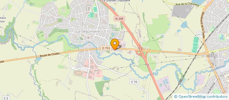 localisation de l'entreprise FLORE ET NATURE à CHOLET