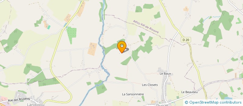 localisation de l'entreprise FLORE ET POMONE à MONTILLY-SUR-NOIREAU