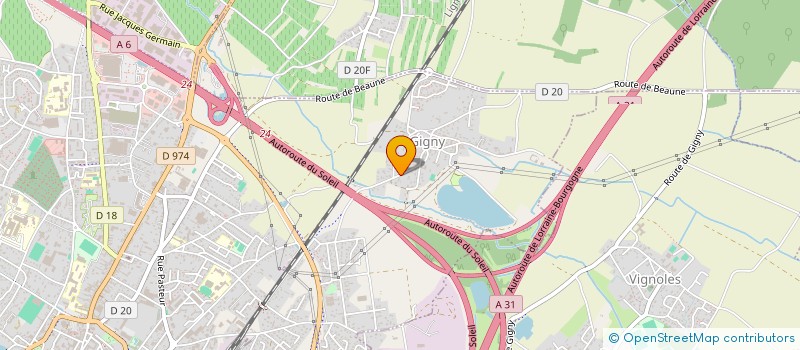 localisation de l'entreprise FLORE IMMO  BLIGNY-LES-BEAUNE