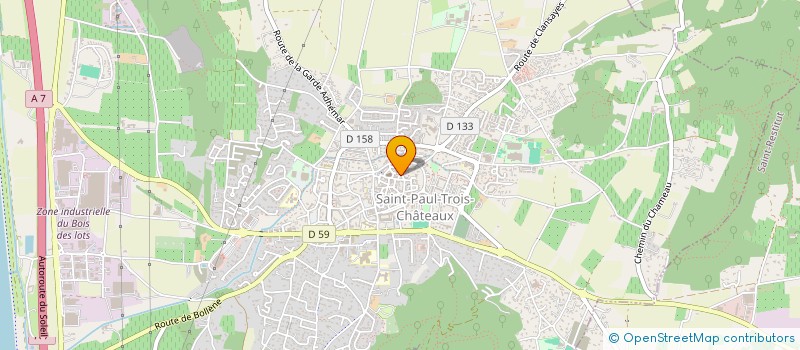 localisation de l'entreprise FLORE MAQUIN à SAINT-PAUL-TROIS-CHATEAUX