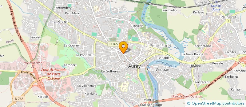 localisation de l'entreprise FLORE SARL à AURAY