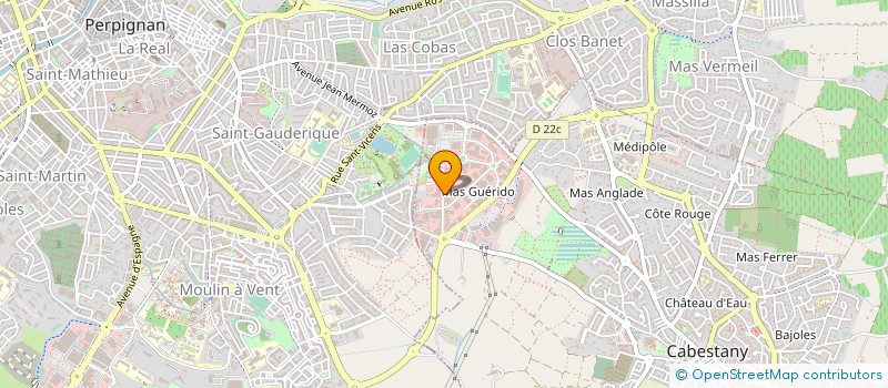 localisation de l'entreprise FLORE SAUSSINE  PERPIGNAN