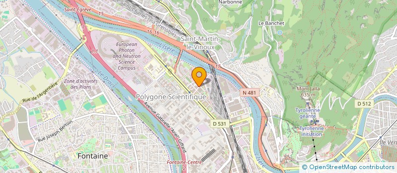 localisation de l'entreprise FLORE & SENS à GRENOBLE