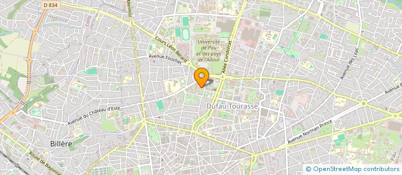 localisation de l'entreprise FLORE & VAPE à PAU