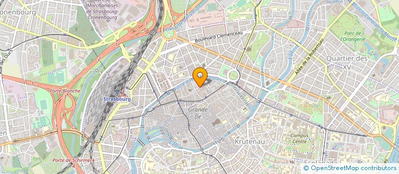 localisation de l'entreprise FLORE & ZEPHYR à STRASBOURG