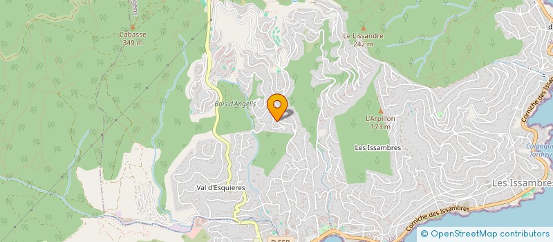 localisation de l'entreprise FLOREA  ROQUEBRUNE-SUR-ARGENS