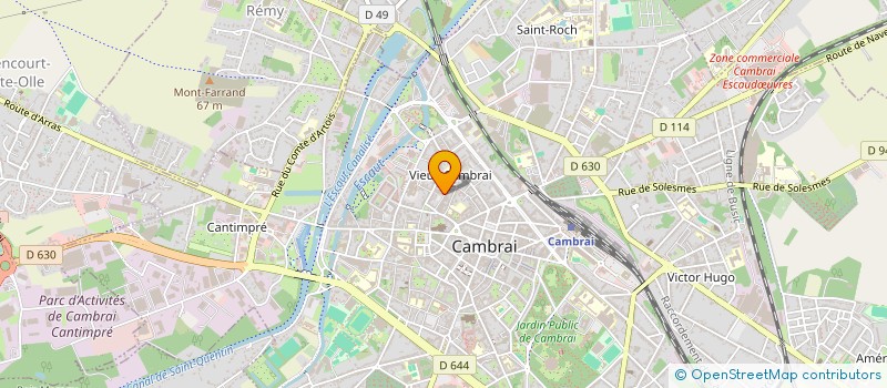 localisation de l'entreprise FLOREA à CAMBRAI