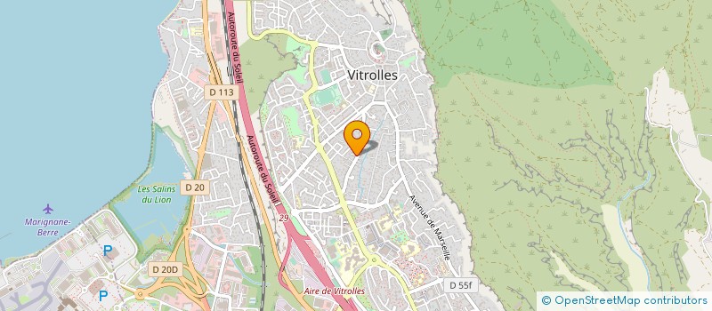 localisation de l'entreprise FLOREAL  VITROLLES