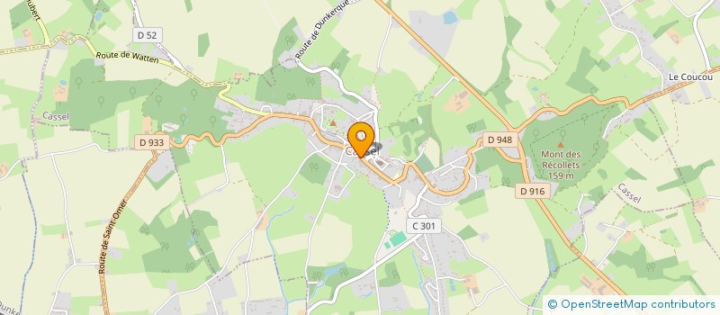 localisation de l'entreprise FLOREAL à CASSEL