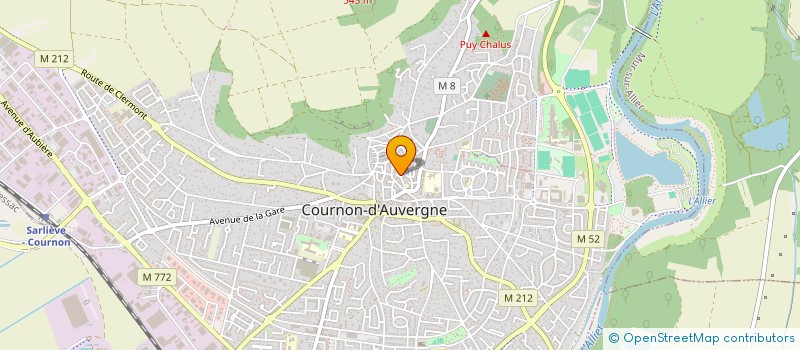 localisation de l'entreprise FLOREAL  COURNON-D'AUVERGNE