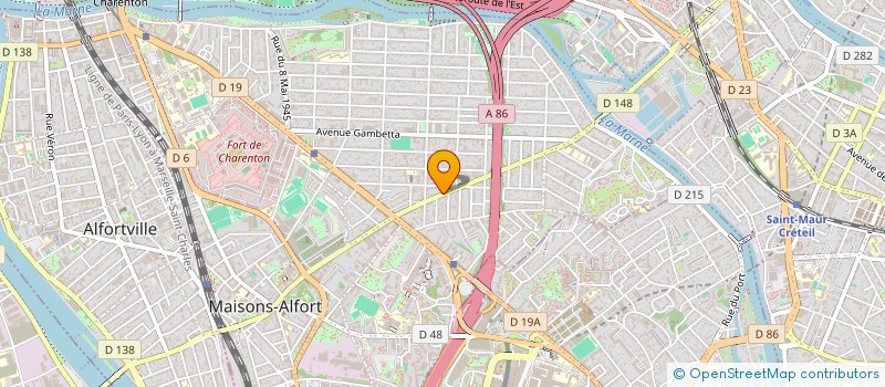 localisation de l'entreprise FLOREAL à MAISONS-ALFORT