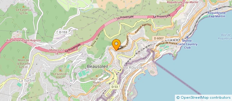 localisation de l'entreprise FLOREAL 83  BEAUSOLEIL