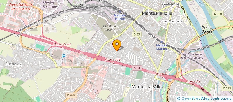 localisation de l'entreprise FLOREAL  MANTES-LA-VILLE