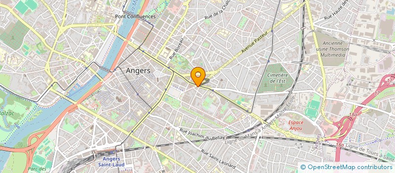 localisation de l'entreprise FLOREAL DEVELOPPEMENT à ANGERS