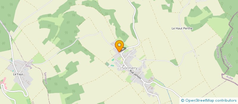 localisation de l'entreprise FLOREAL INVEST  SORMERY