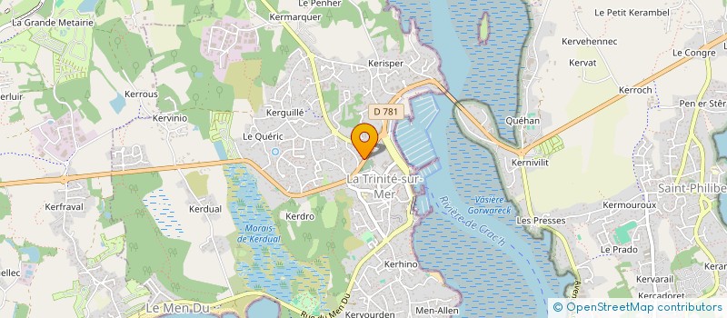 localisation de l'entreprise FLOREAL IV  LA TRINITE SUR MER