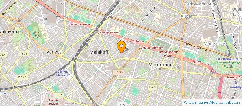 localisation de l'entreprise FLOREAL SERVICES  MALAKOFF