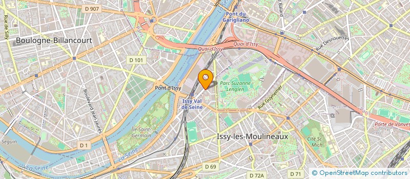 localisation de l'entreprise FLOREDEN à ISSY-LES-MOULINEAUX