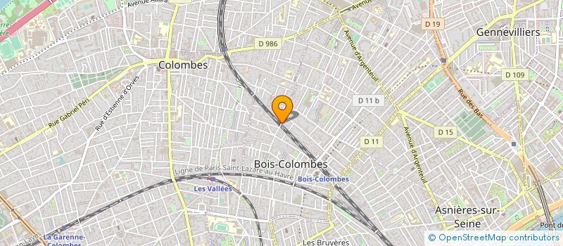 localisation de l'entreprise FLOREL à BOIS-COLOMBES