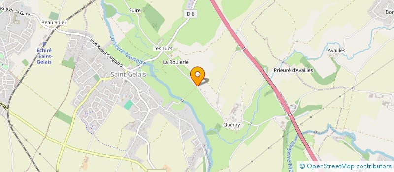 localisation de l'entreprise FLORELIE  SAINT-GELAIS