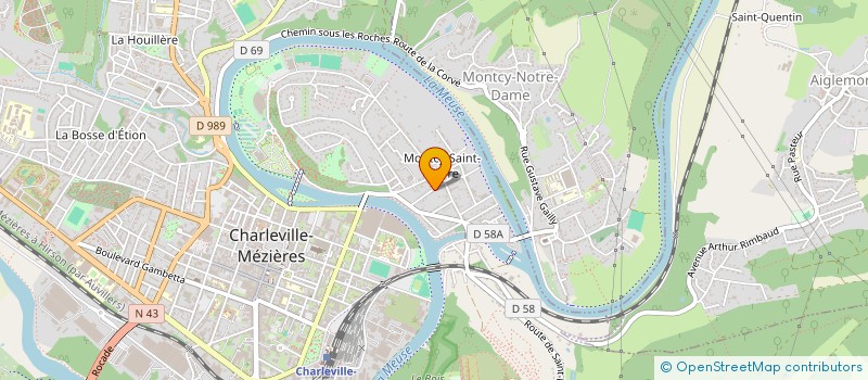 localisation de l'entreprise FLORELIE  CHARLEVILLE-MEZIERES