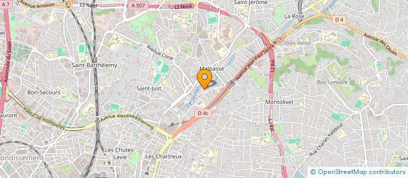 localisation de l'entreprise FLORELIE à MARSEILLE