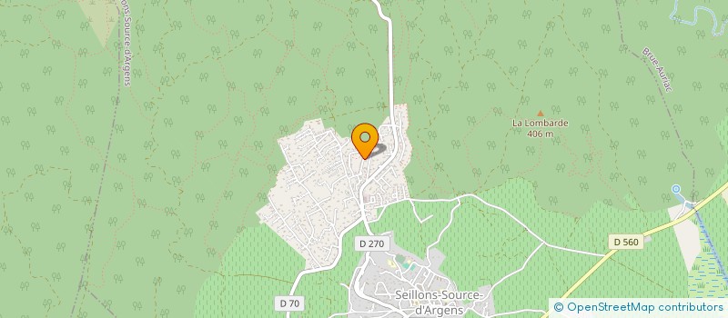 localisation de l'entreprise FLORELIE IMMO  SEILLONS-SOURCE-D'ARGENS