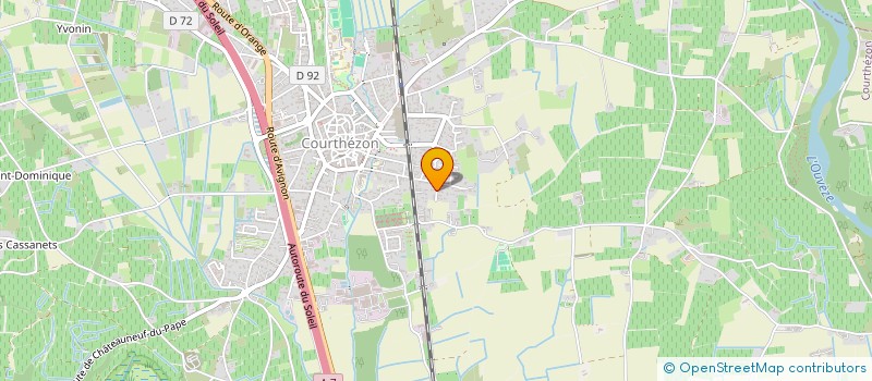 localisation de l'entreprise FLORELIEN  COURTHEZON