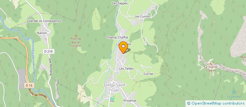 localisation de l'entreprise FLORELINA  DINGY-SAINT-CLAIR