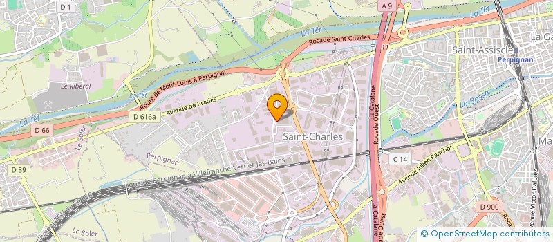 localisation de l'entreprise FLOREN'SUD  PERPIGNAN