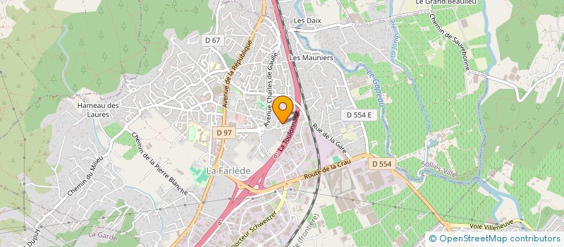 localisation de l'entreprise FLORENA  LA FARLEDE