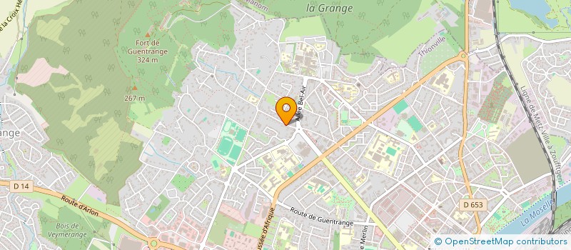 localisation de l'entreprise FLORENA  THIONVILLE