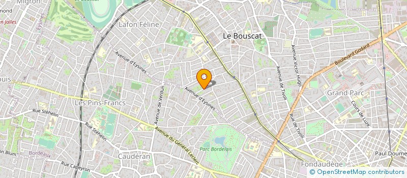 localisation de l'entreprise FLORENCE à LE BOUSCAT