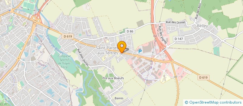 localisation de l'entreprise FLORENCE à SAINT-PARRES-AUX-TERTRES