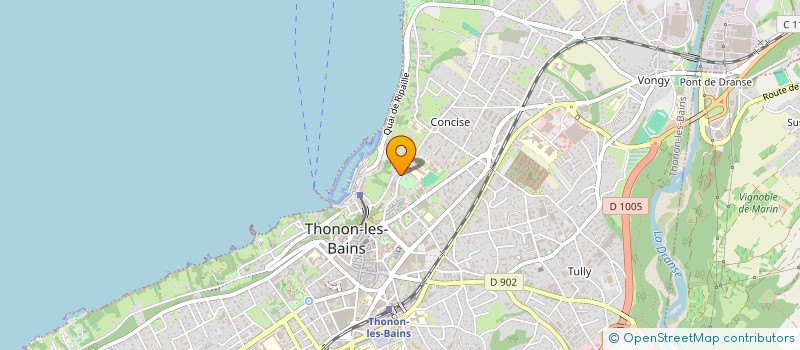 localisation de l'entreprise FLORENCE à THONON-LES-BAINS