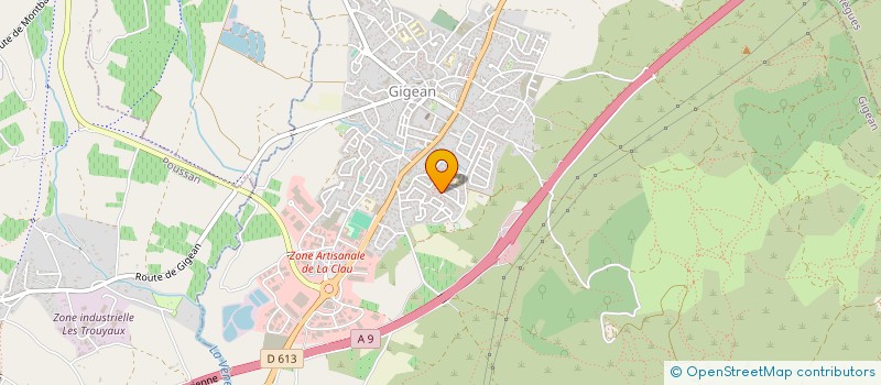 localisation de l'entreprise FLORENCE  GIGEAN