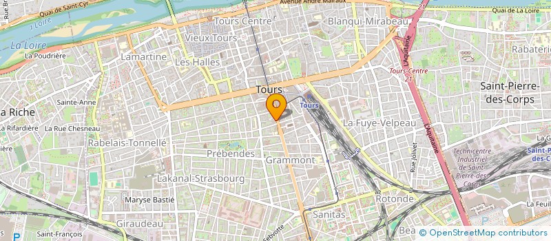 localisation de l'entreprise FLORENCE BASQUE DELHOMMAIS AVOCAT  TOURS
