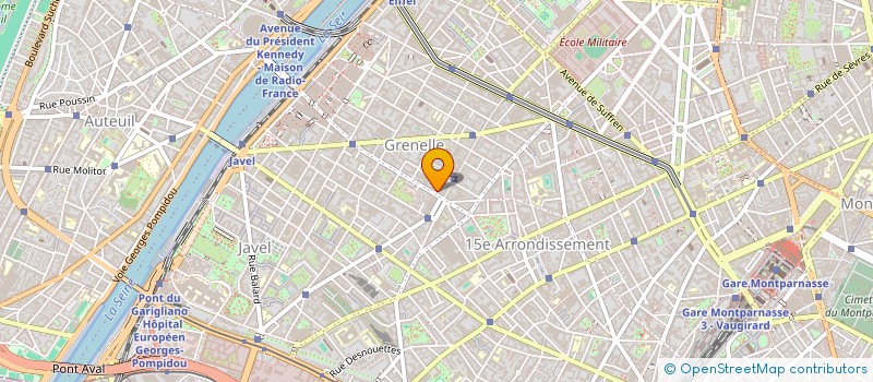 localisation de l'entreprise FLORENCE CLAUSEL - BOREL ARCHITECTE DPLG  PARIS