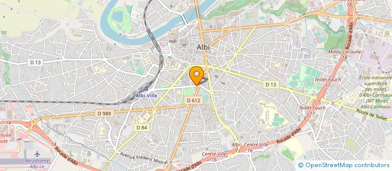 localisation de l'entreprise FLORENCE FARGUES PASTRE à ALBI