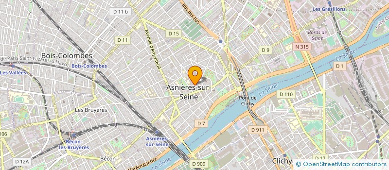localisation de l'entreprise FLORENCE FOUILLADE ET NICOLAS DUGUET HUISSIERS DE JUSTICE ASSOCIES - SOCIETE CIVILE PROFESSIONNELLE TITULAIRE D'UN OFF à ASNIERES-SUR-SEINE