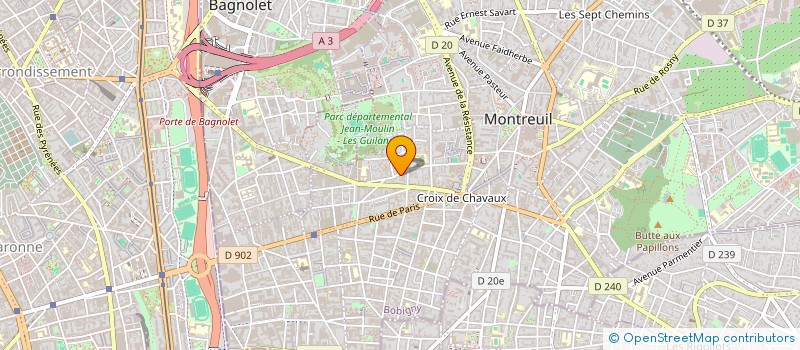 localisation de l'entreprise FLORENCE LONCQ SASU  MONTREUIL